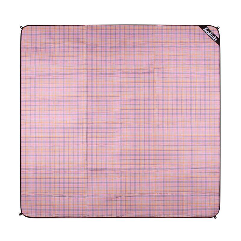 Kollab Picnic Mat Pink Blanket Check image number 1
